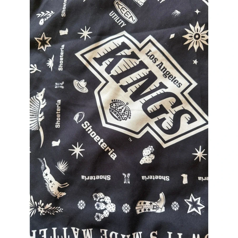 Los Angeles Kings Bandana Shoeteria Keen Utility American Built Scarf Black (G)